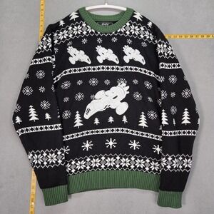 Firefly Sweater Mens 3XL Black Serenity Ship Ugly Christmas Crewneck Pullover